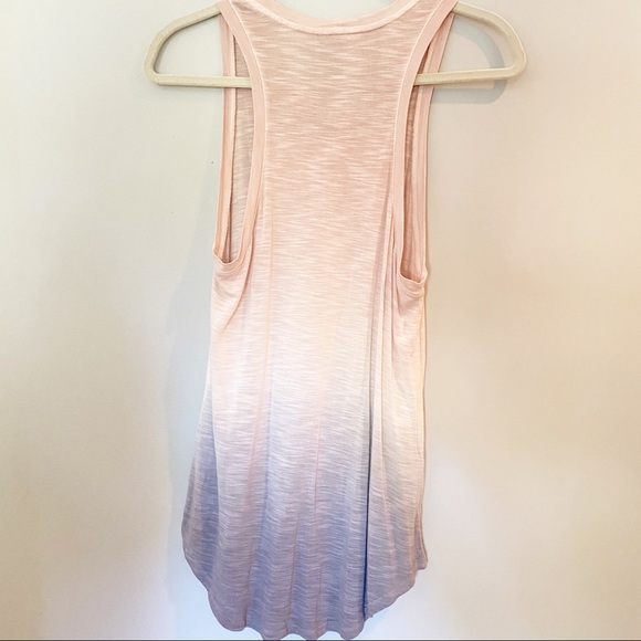 Oversized pink, cream and gray tank top - Picture 2 of 2